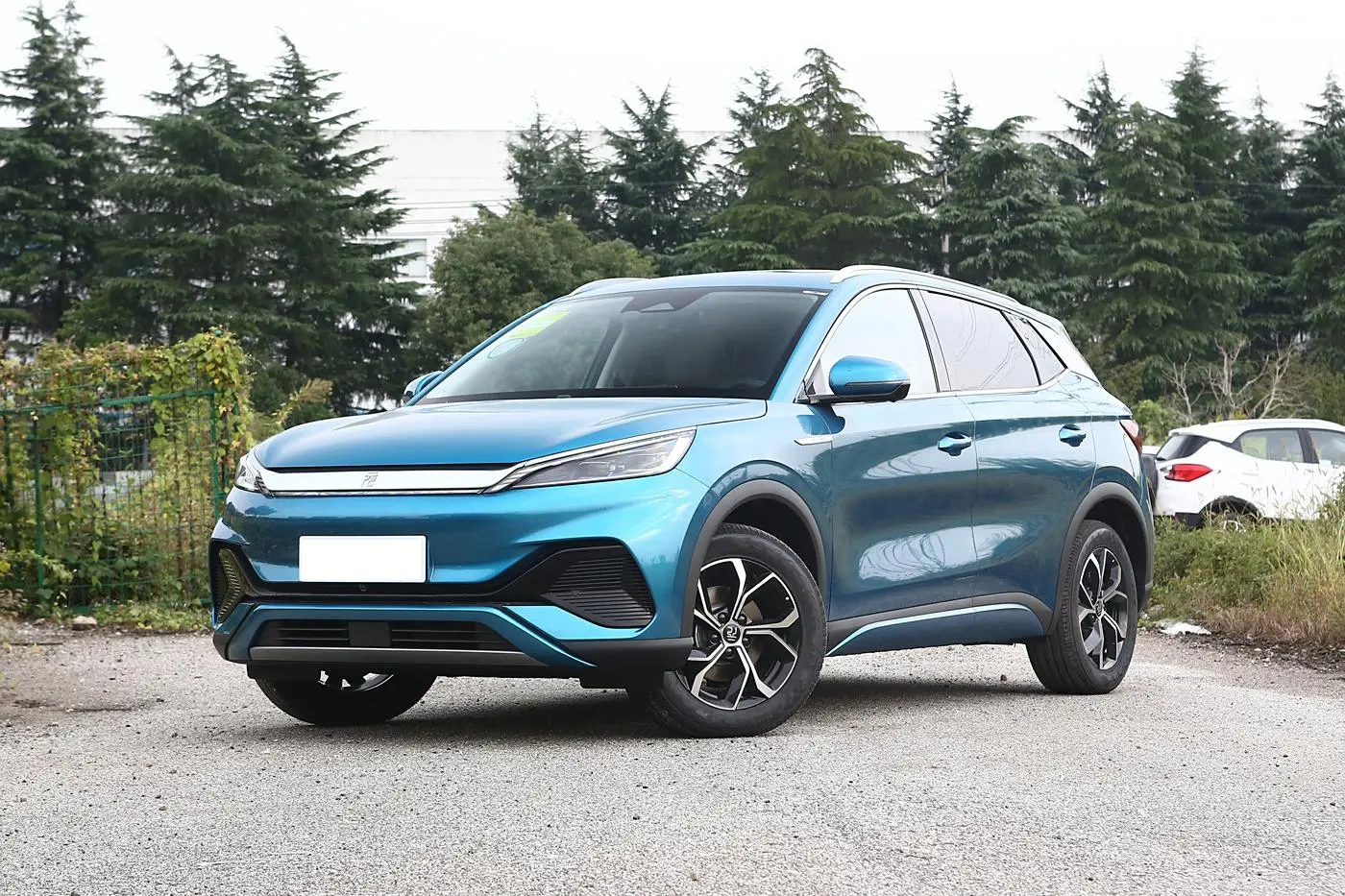 Hot sale byd yuan plus ev 2024 Long range Electric Energy Vehicle Surfing Blue Appearance