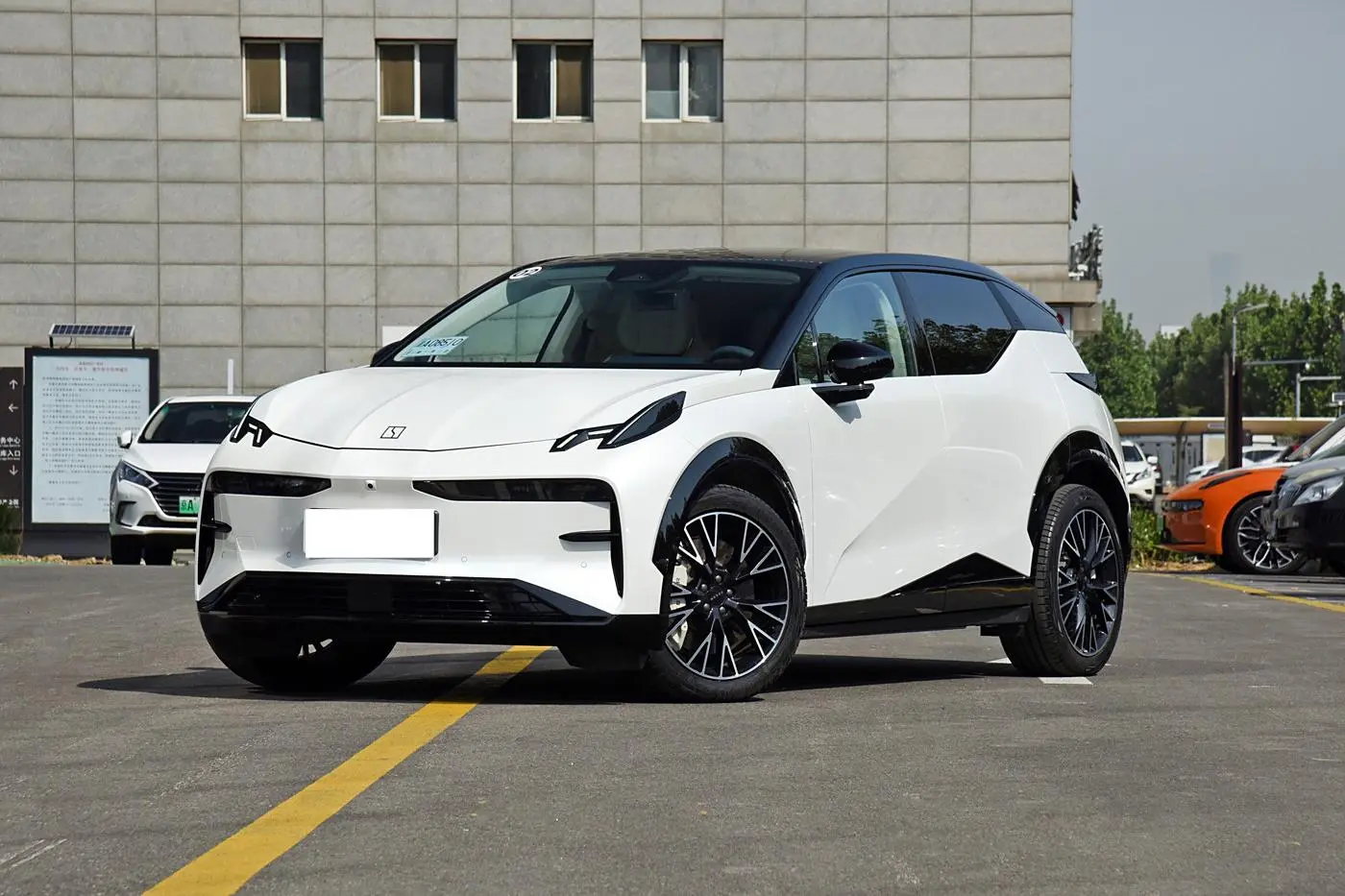 Sporty, compact, electric, innovative, sty...